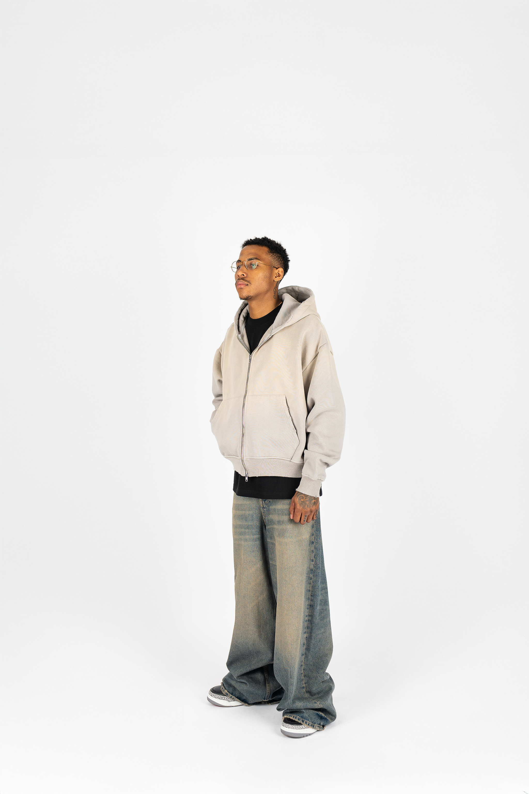 Weathered Zip Up